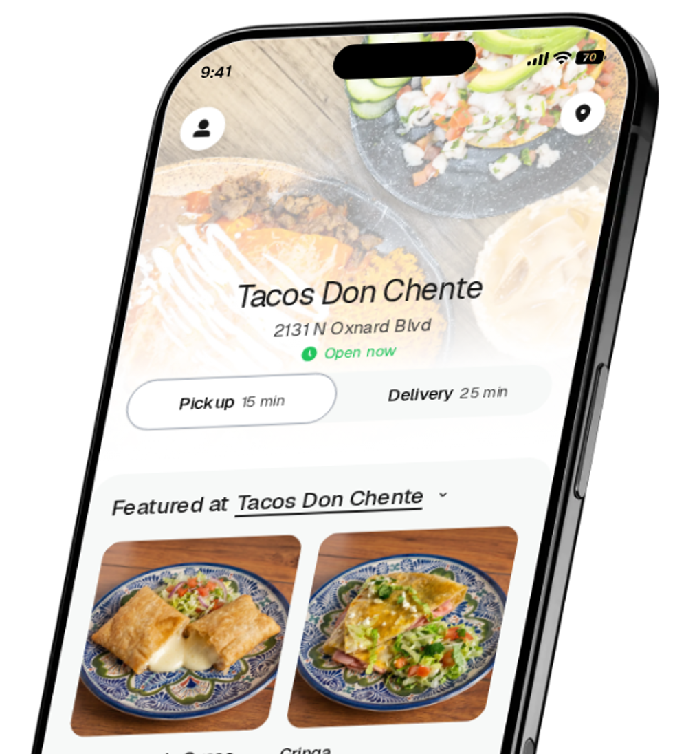 Tacos Don Chente app preview