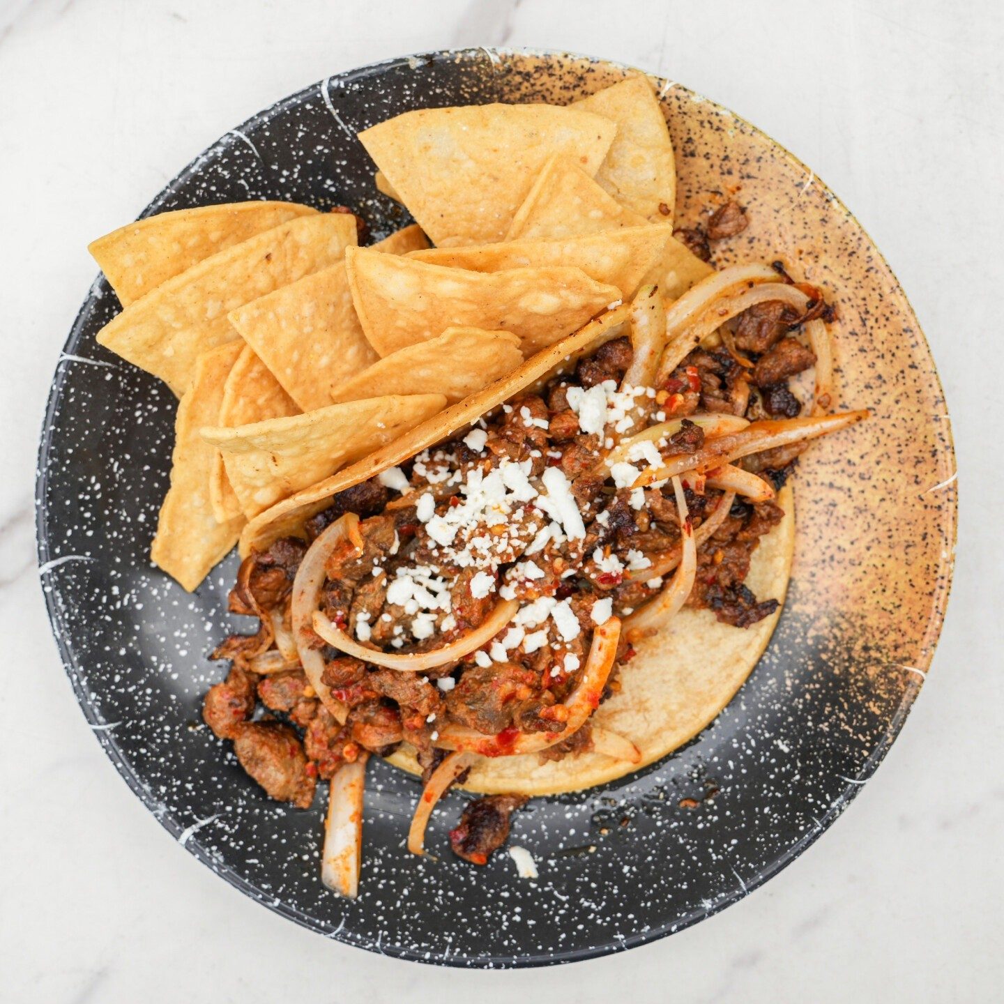 Taco a la Diablo.