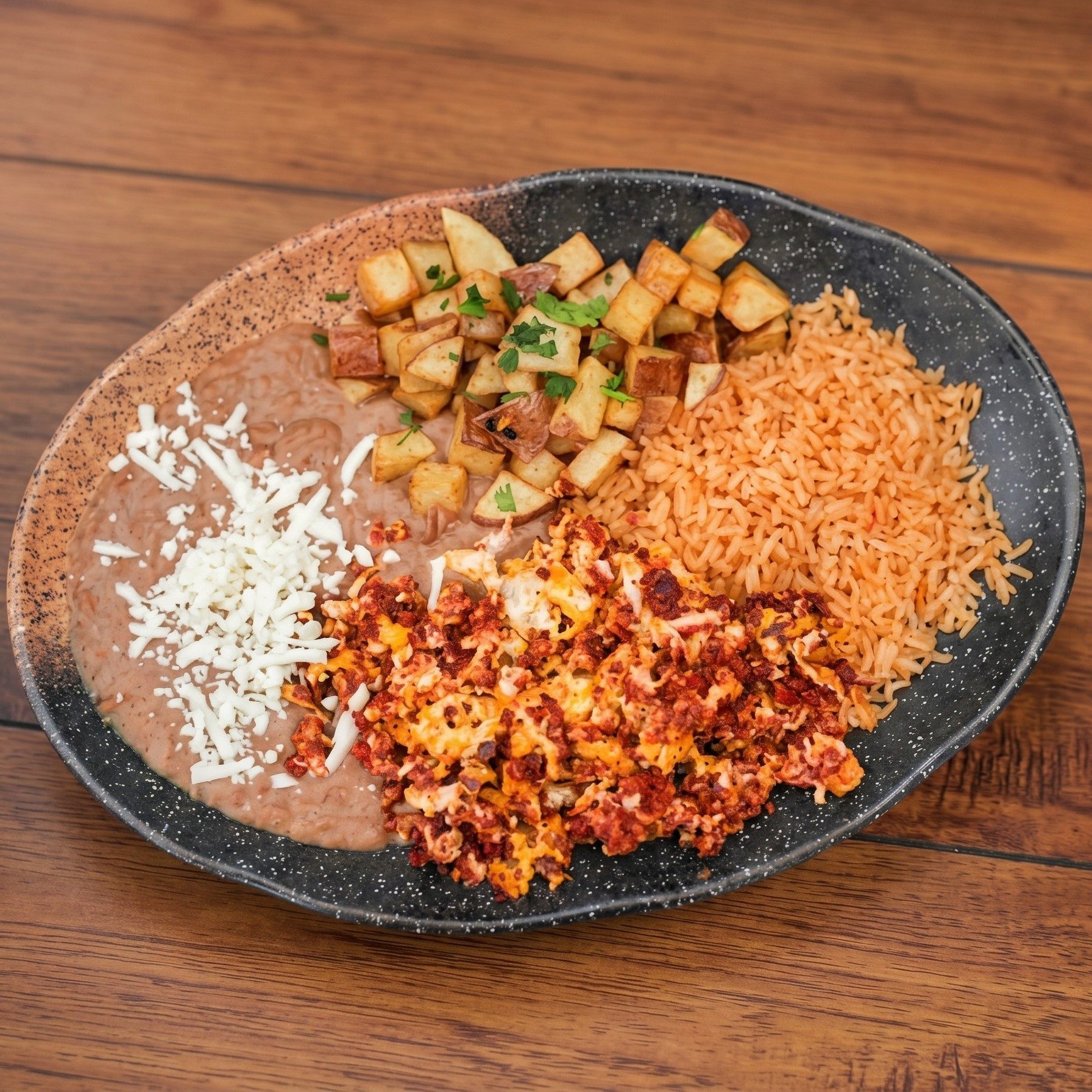 Huevos con Chorizo.
