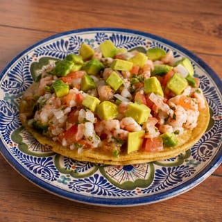 Tostada de Camaron