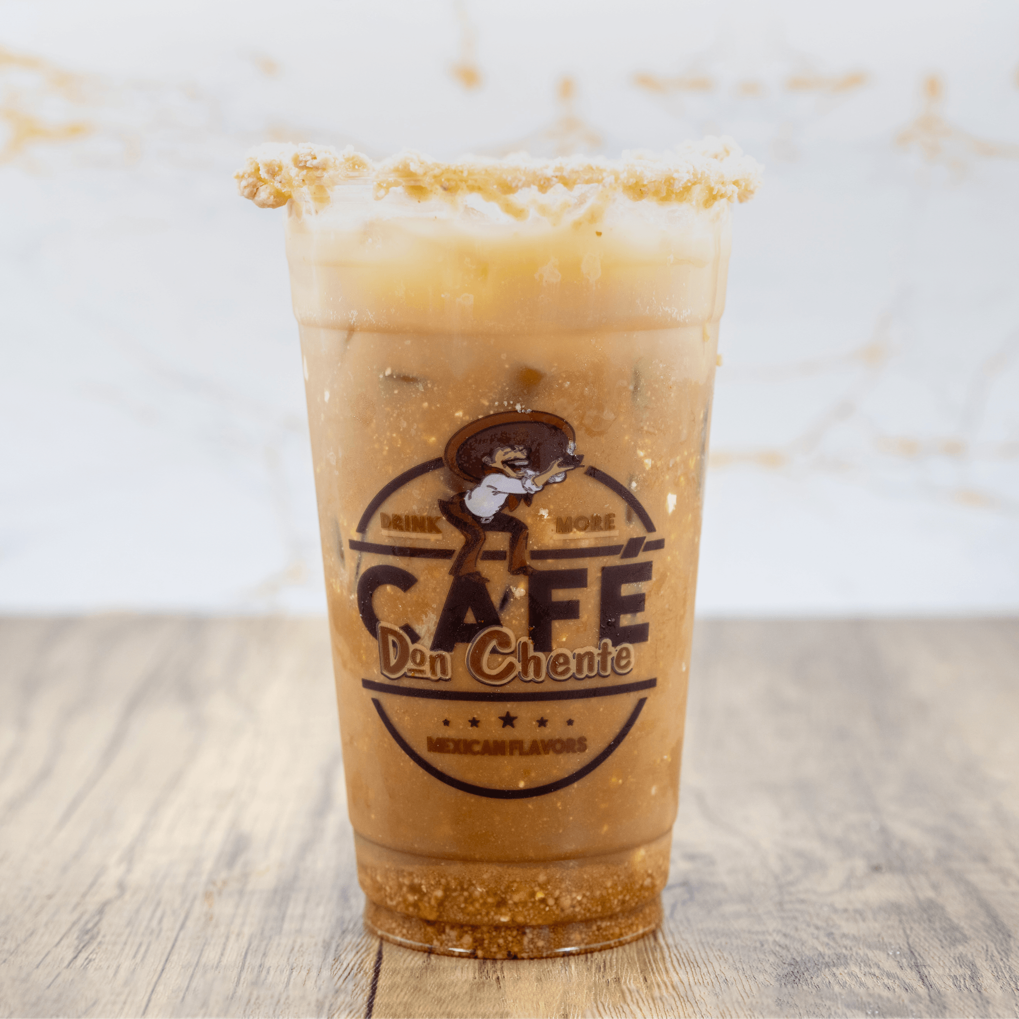 Mazapan Iced Coffee.